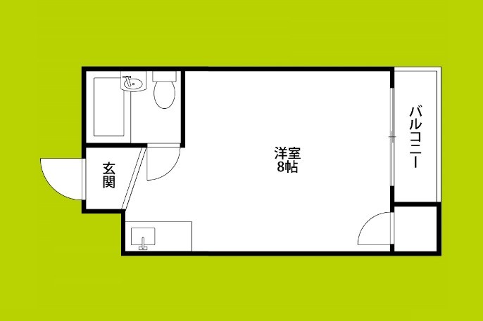 キングスアベニュー流町A棟 間取り