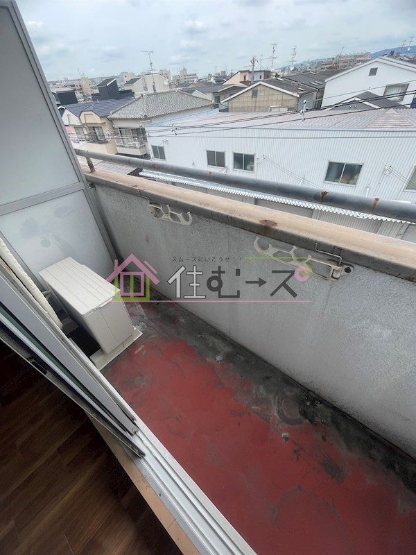 清水728ハイツ ベランダ