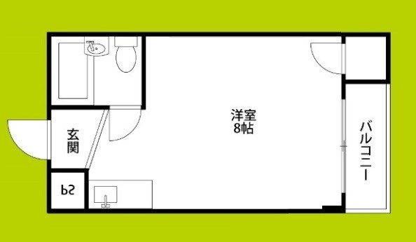 キングスアベニュー流町B棟 間取り