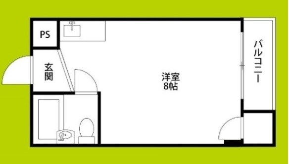 キングスアベニュー流町A棟 間取り