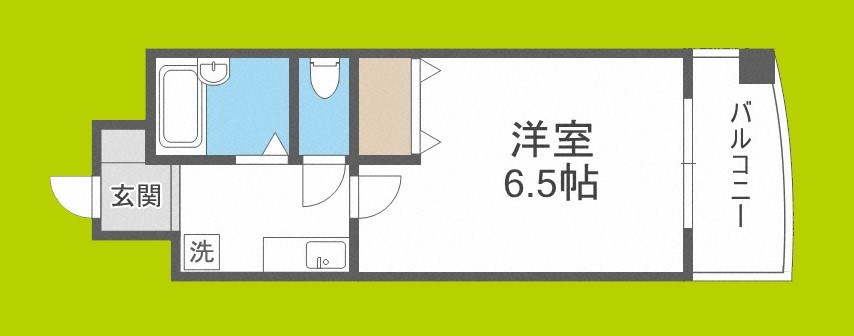 アブレスト桜川 間取り