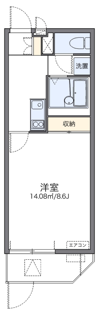 レオネクスト東郷通Ⅱ 間取り