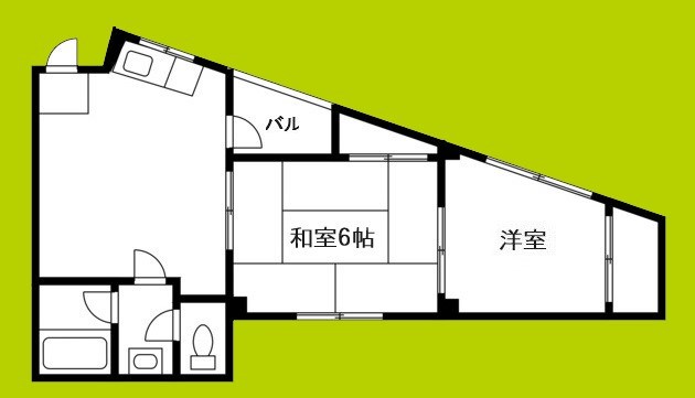ハイツ駅前 間取り