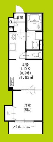 クリエオーレ東山町 間取り