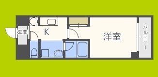 インペリアル靭本町 間取り