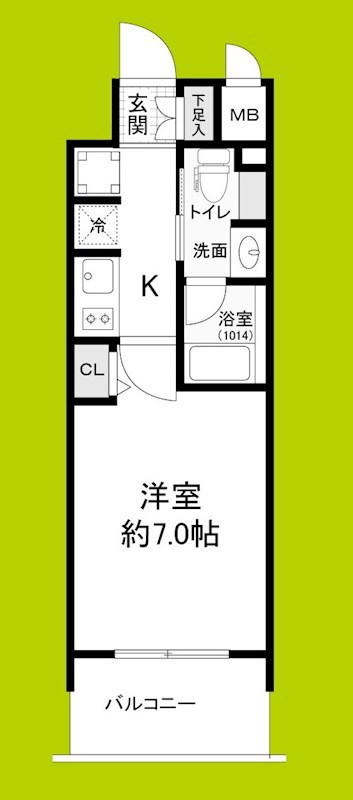 ルネフラッツ森小路駅前Ⅱ 間取り