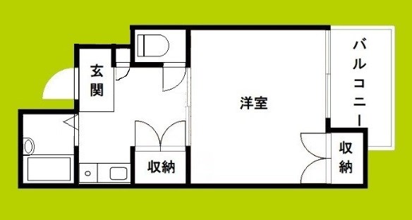 メロディーハイム美章園 間取り図