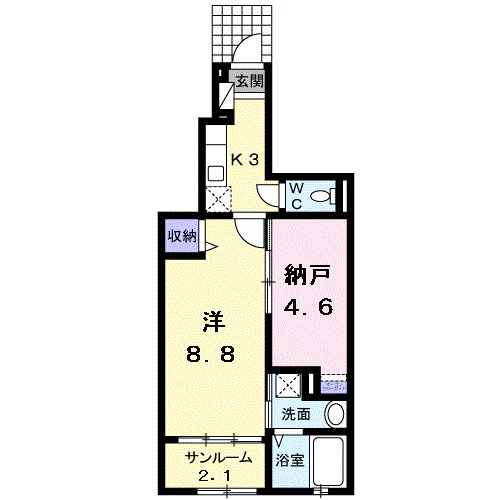 アンジュ　ド　ルミエール 間取り