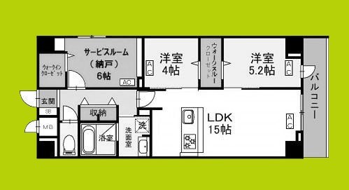 シスネ難波宮 間取り