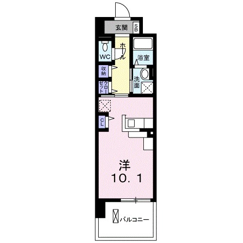 サニーキャンプ　今池 間取り