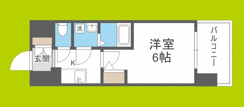 エスリード難波ザ・ゲート  間取り