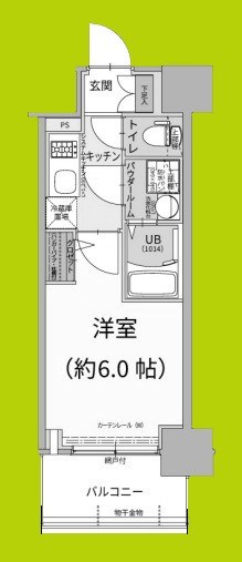 エスリード長居公園PARK AVENUE 間取り