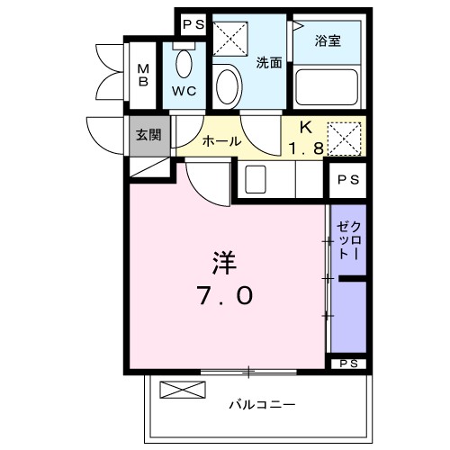 メゾンルミネ　中町 間取り