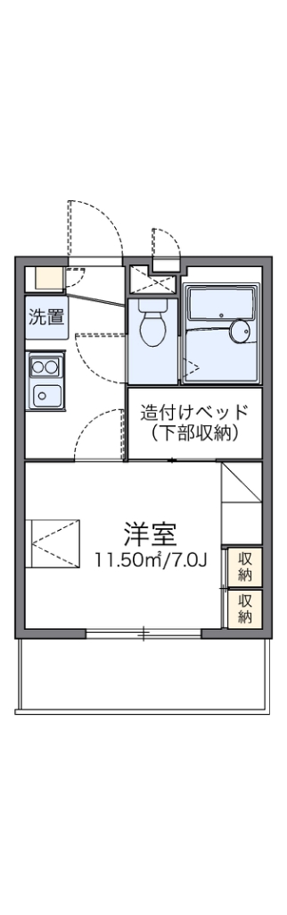 レオパレスクレセント 間取り