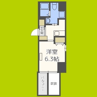 アクアプレイス北浜 間取り