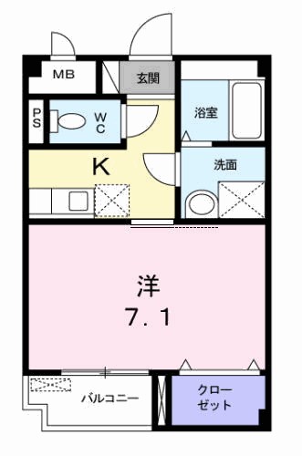 メゾン・ソウザⅡ 間取り