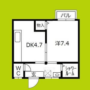 亀井文化住宅 間取り