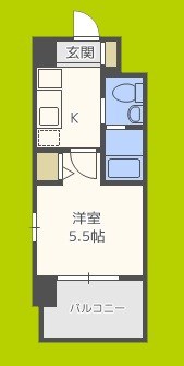 エスリード南堀江リバーサイド 間取り