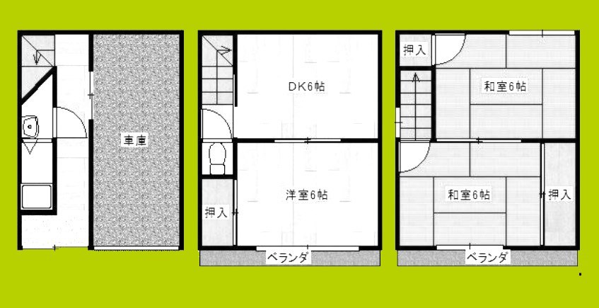 加美南４丁目貸家 間取り