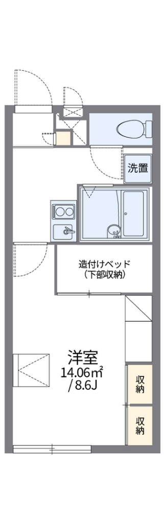 レオパレスｌｅ　ｆｉｇｕｉｅｒ 間取り