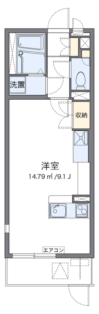 ミランダ浪華Ⅴ 間取り