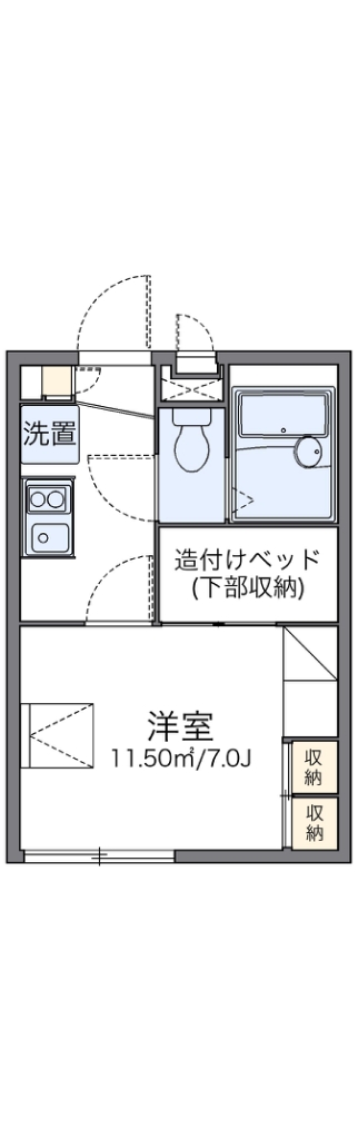 レオパレス山坂 間取り