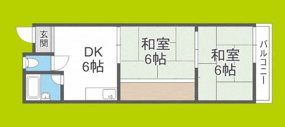 プラディオ生野マンション 間取り