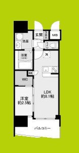 セレニテ新大阪ミラク弐番館 間取り図