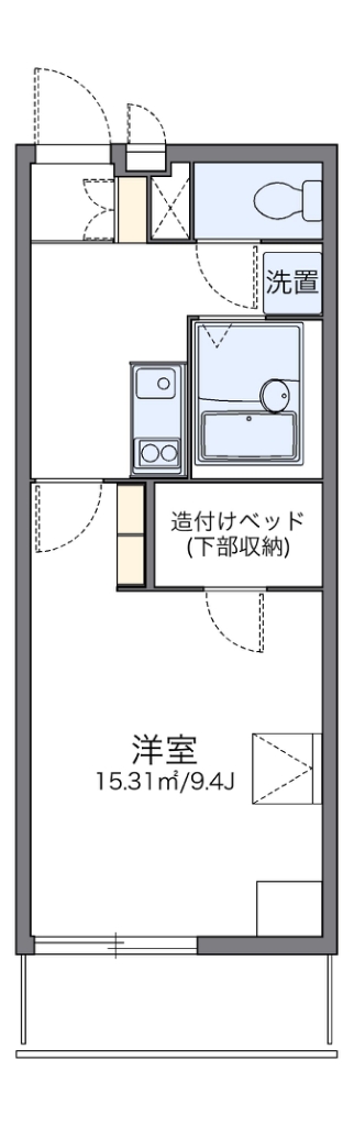 レオパレス恩智北町ハイツ 間取り