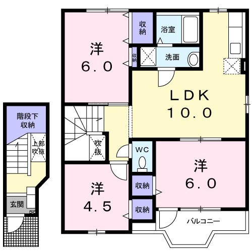ラ・シェスタ錦松台 間取り