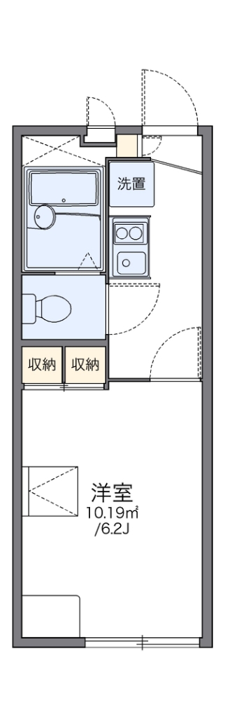 レオパレス修浦Ⅱ 間取り