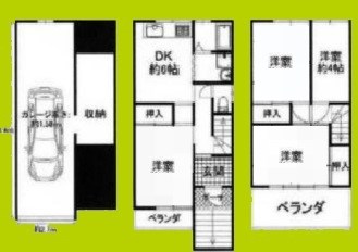 津守3丁目一戸建 間取り