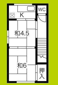 千本北２丁目水野アパート 間取り