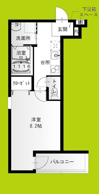 フジパレス吹田垂水町Ⅲ番館 間取り