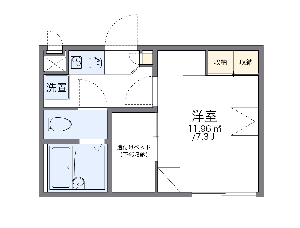 レオパレスＲｅｌｏａｄ 間取り