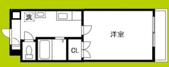 フォレスト西道頓堀 間取り