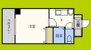 Ｍ&rsquo;プラザ長堀弐番館 間取り