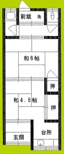 山野鈴平屋 間取り