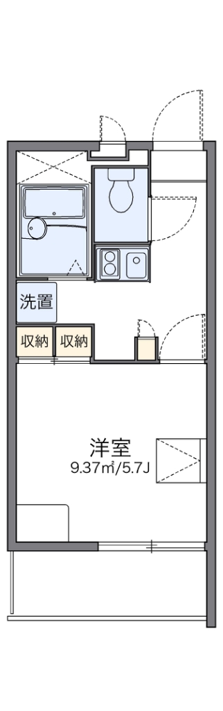 レオパレスエルザ１ 間取り