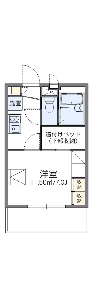 レオパレスクレセント 間取り