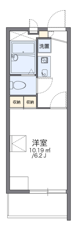 レオパレススプルース 間取り