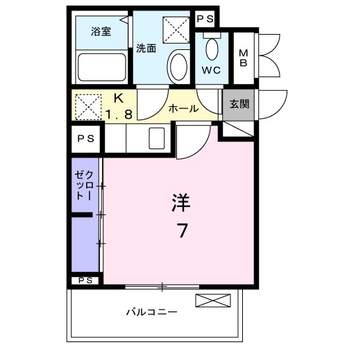 メゾンルミネ　中町 間取り