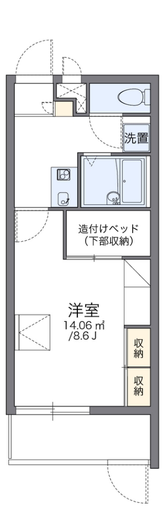 レオパレススカーレット 間取り