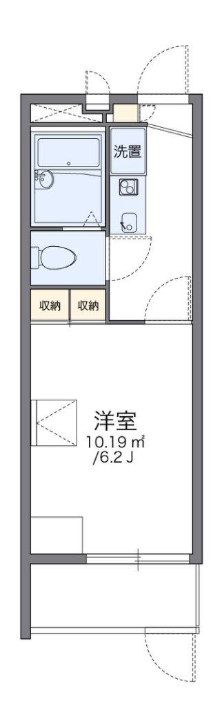 レオパレスフェリスⅡ 間取り