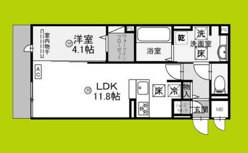 グリーンコート長居西 間取り