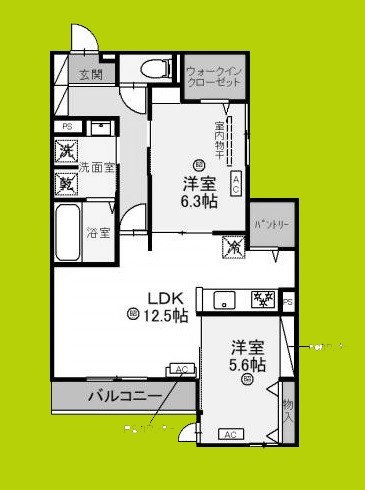 グリーンコート長居西 間取り