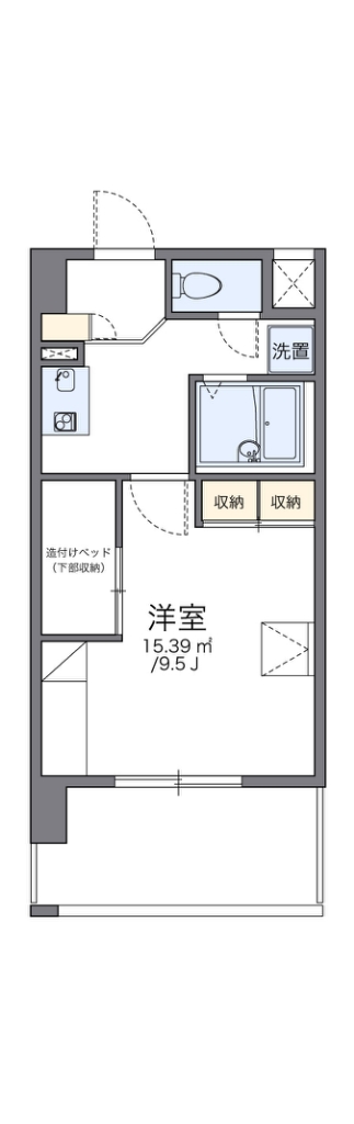 レオパレスＲＥＺＯＮ中百舌鳥 間取り