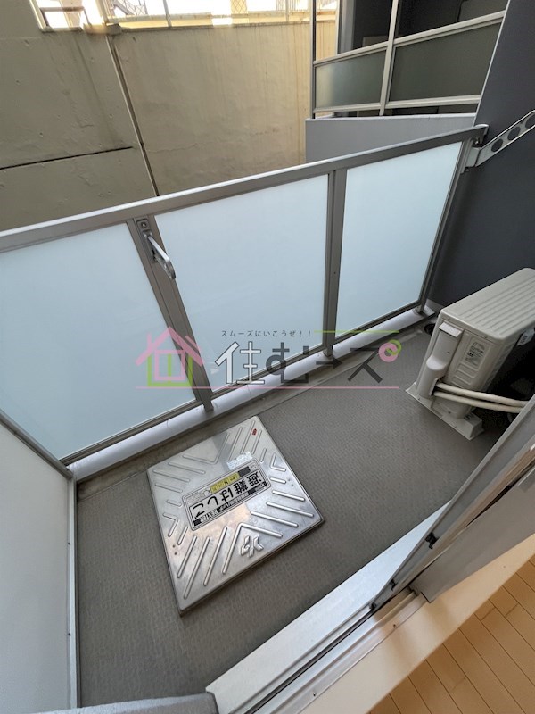 ルクレ新町レジデンス ベランダ