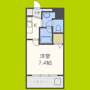 リアンジェ難波 間取り