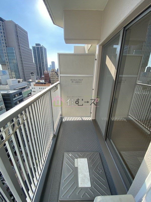 レジュールアッシュ谷町 ベランダ